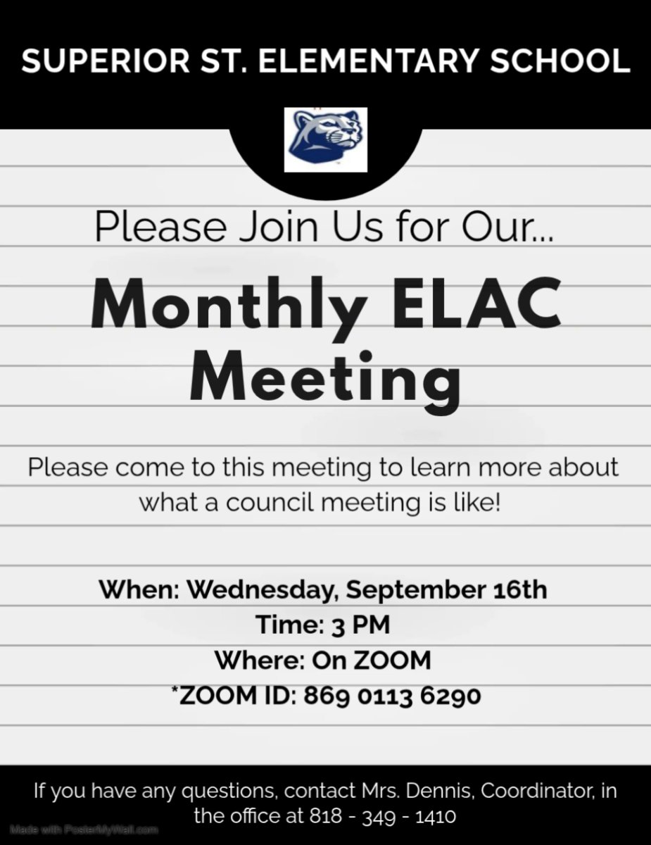 ELAC Meeting